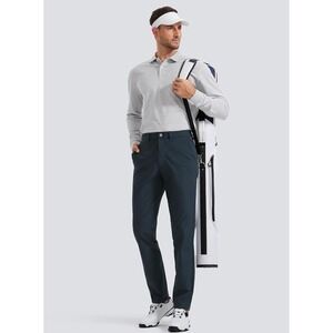 NEW CRZ Yoga‎ Golf Pants Navy Blue Lightweight Breathable Quick Dry 34W 30L